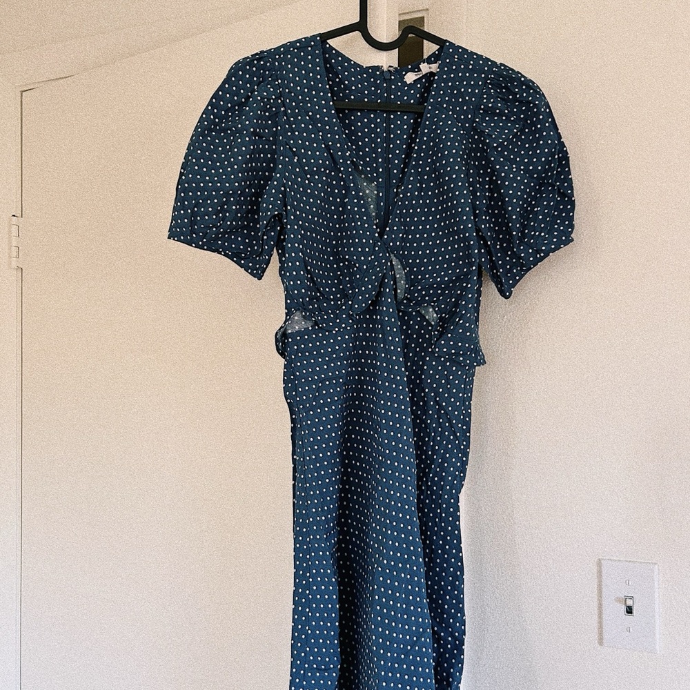 Polka dot madewell mini dress